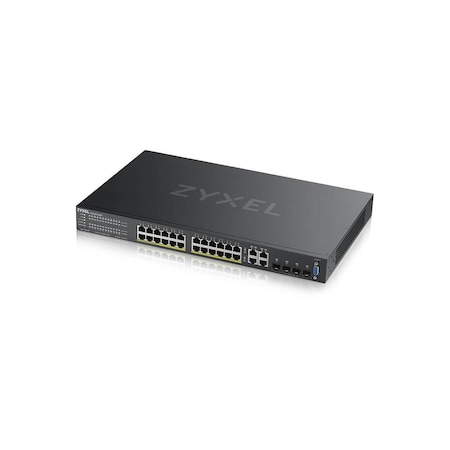 Zyxel 24-port GbE L2 PoE Switch with GbE Uplink GS222028HP